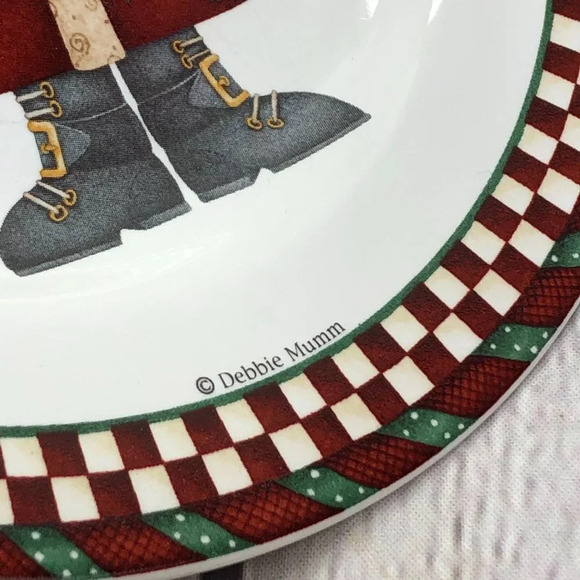 vintage debbie mumm santa Sakura stoneware SANTA'S SPIRIT - Picture 3 of 6